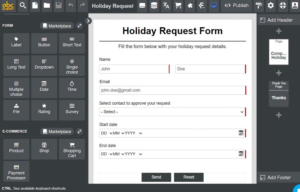 Free form editor software – AbcSubmit